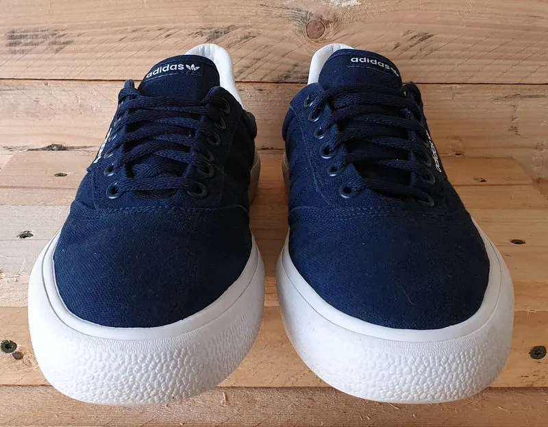 Adidas 3MC Vulc Low Canvas Trainers UK8/US8.5/EU42 B22707 Collegiate Navy/White