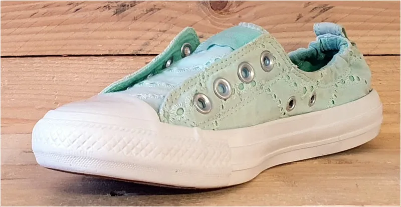 Converse Chuck Taylor All Star Low Canvas Trainers UK5/US7/EU37.5 543308F Green