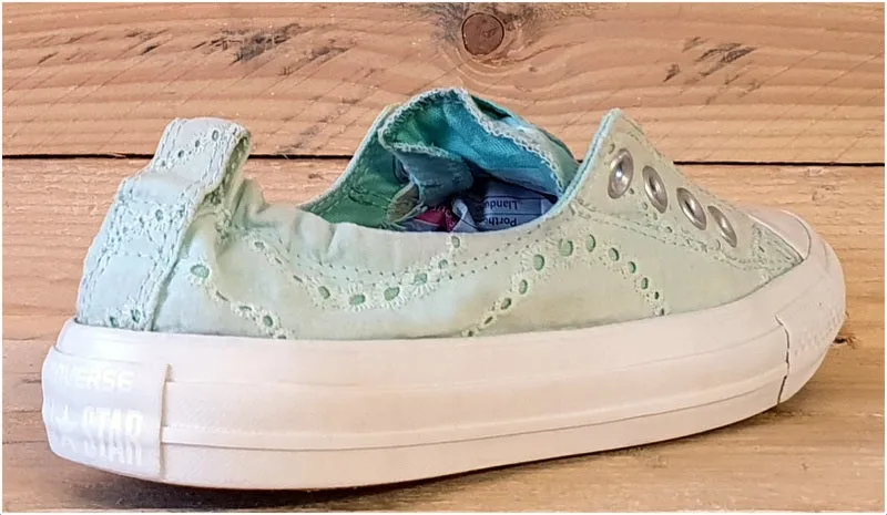 Converse Chuck Taylor All Star Low Canvas Trainers UK5/US7/EU37.5 543308F Green