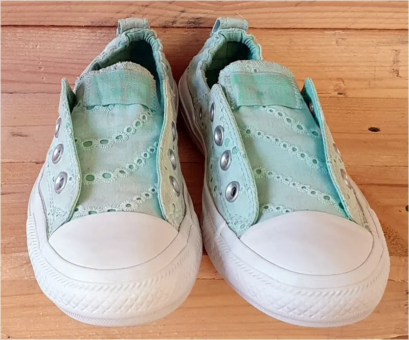Converse Chuck Taylor All Star Low Canvas Trainers UK5/US7/EU37.5 543308F Green