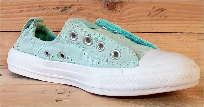 Converse Chuck Taylor All Star Low Canvas Trainers UK5/US7/EU37.5 543308F Green