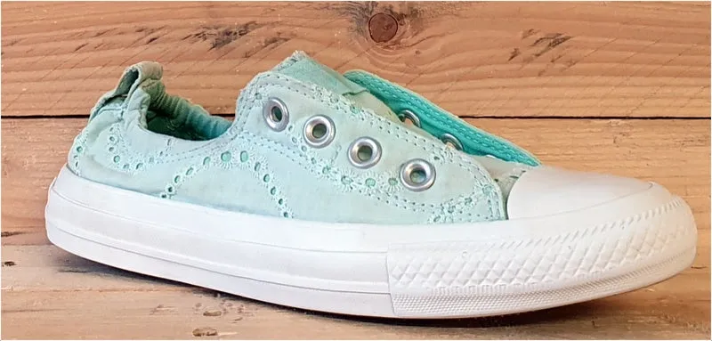 Converse Chuck Taylor All Star Low Canvas Trainers UK5/US7/EU37.5 543308F Green
