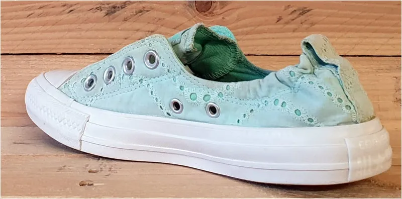 Converse Chuck Taylor All Star Low Canvas Trainers UK5/US7/EU37.5 543308F Green