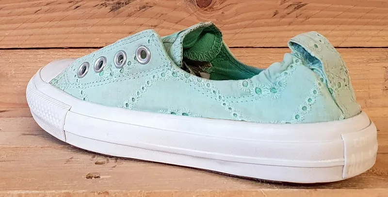 Converse Chuck Taylor All Star Low Canvas Trainers UK5/US7/EU37.5 543308F Green
