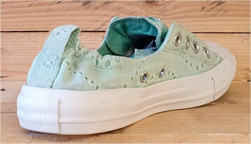 Converse Chuck Taylor All Star Low Canvas Trainers UK5/US7/EU37.5 543308F Green