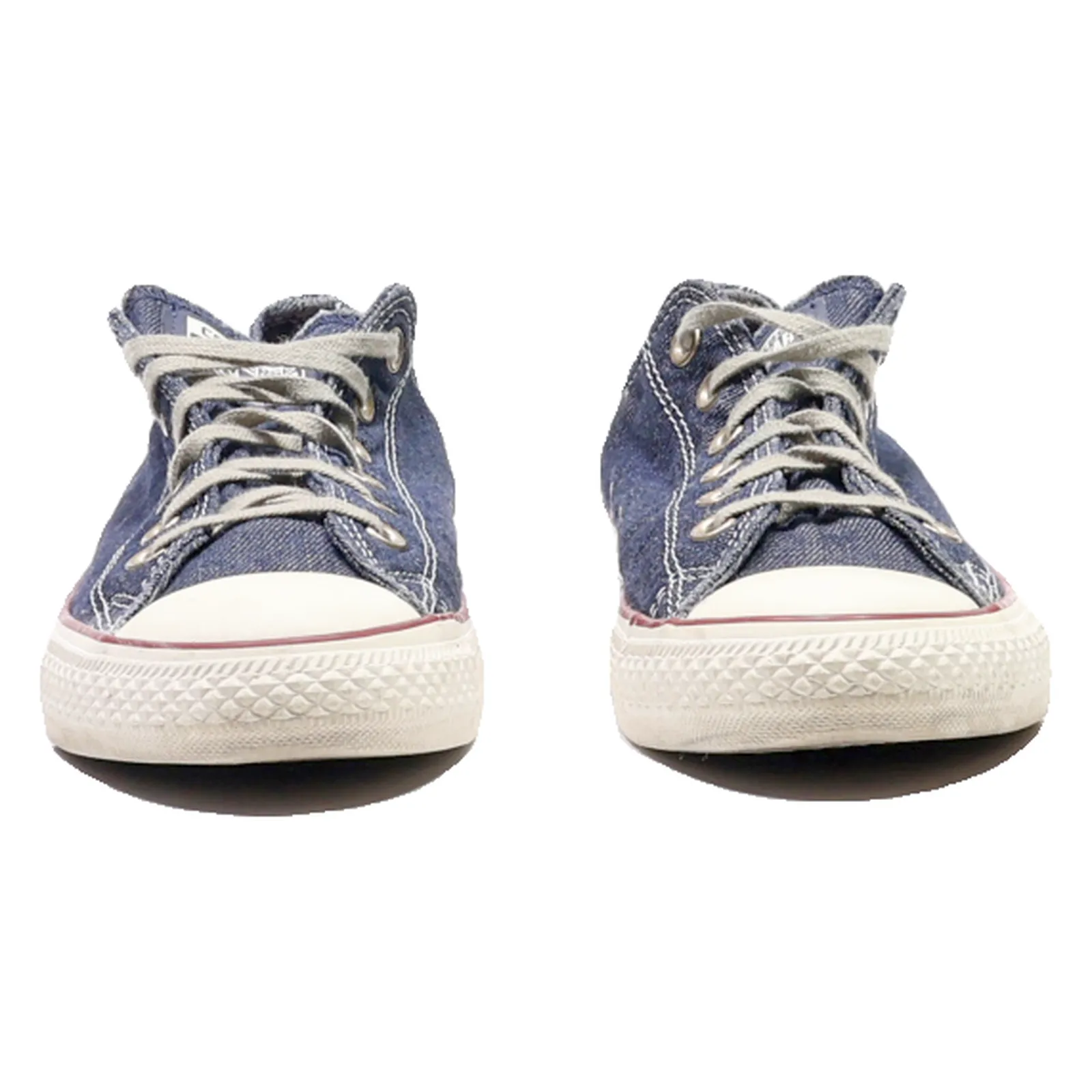 CONVERSE Low Top Trainers Blue Denim Womens UK 7.5