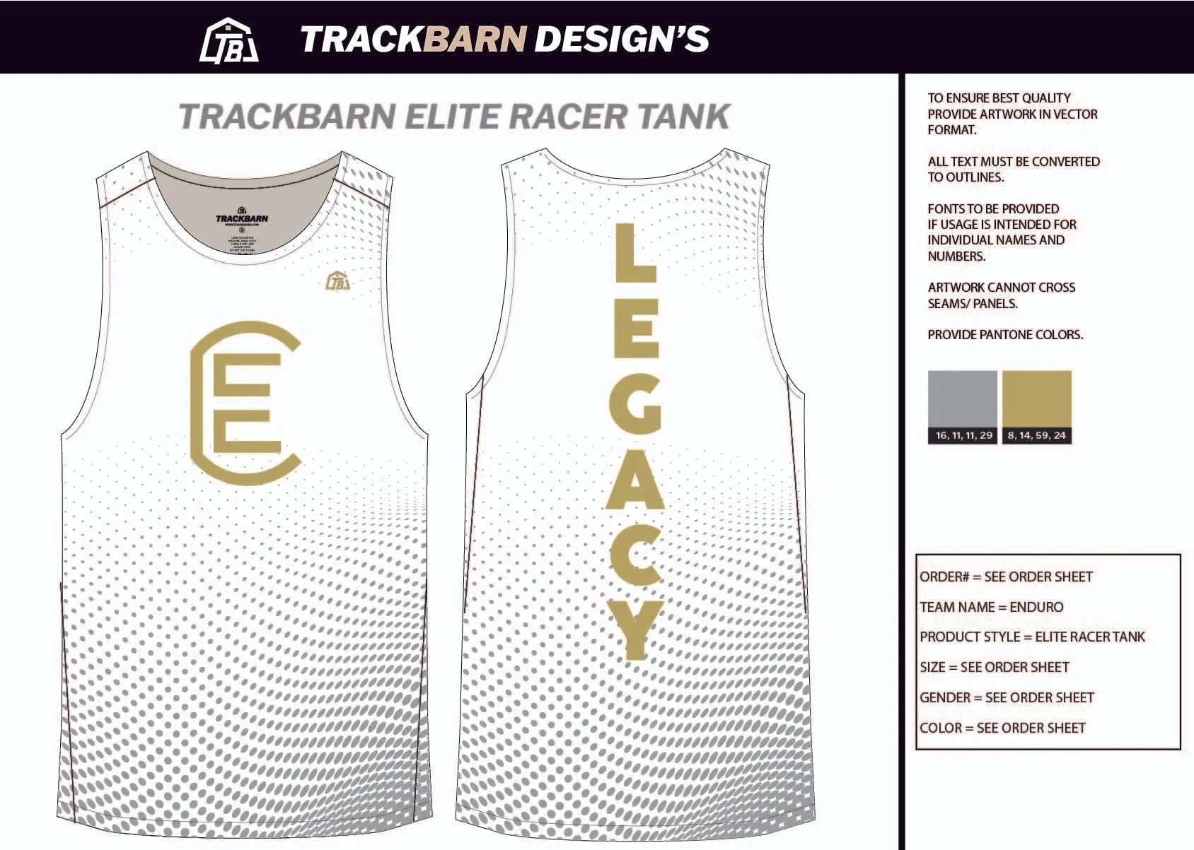 Enduro-- Youth Track Singlet