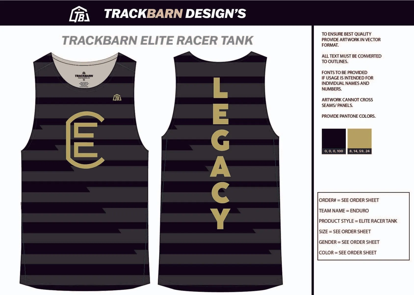 Enduro-- Youth Track Singlet