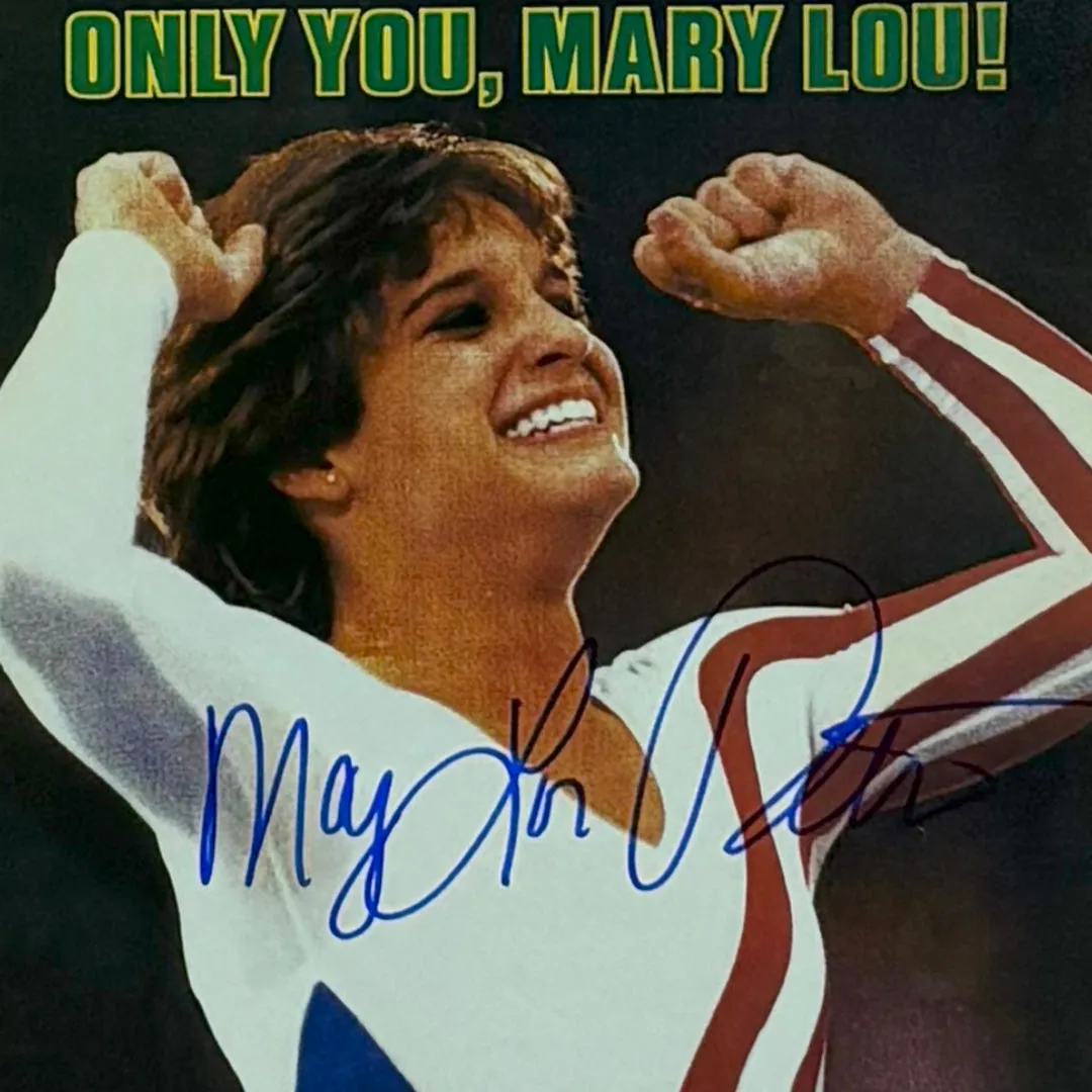 Mary Lou Retten Hand Signed & Framed 8x10 Photo