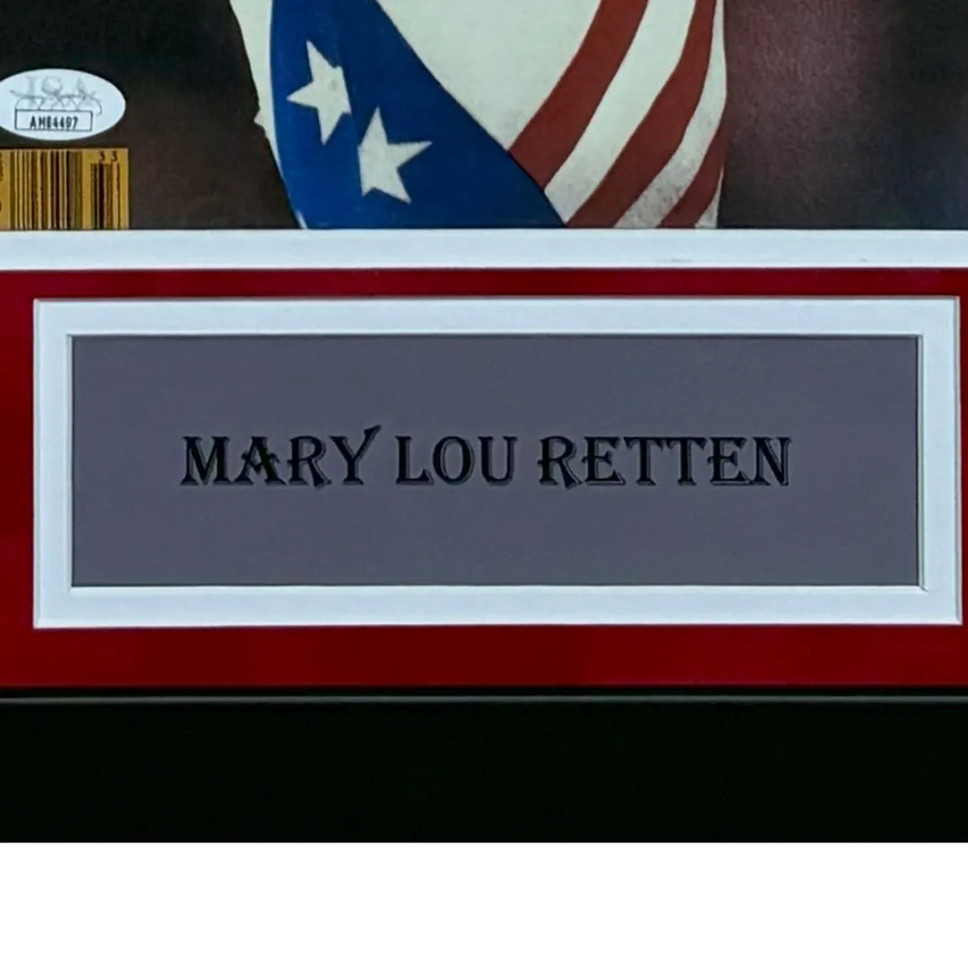 Mary Lou Retten Hand Signed & Framed 8x10 Photo