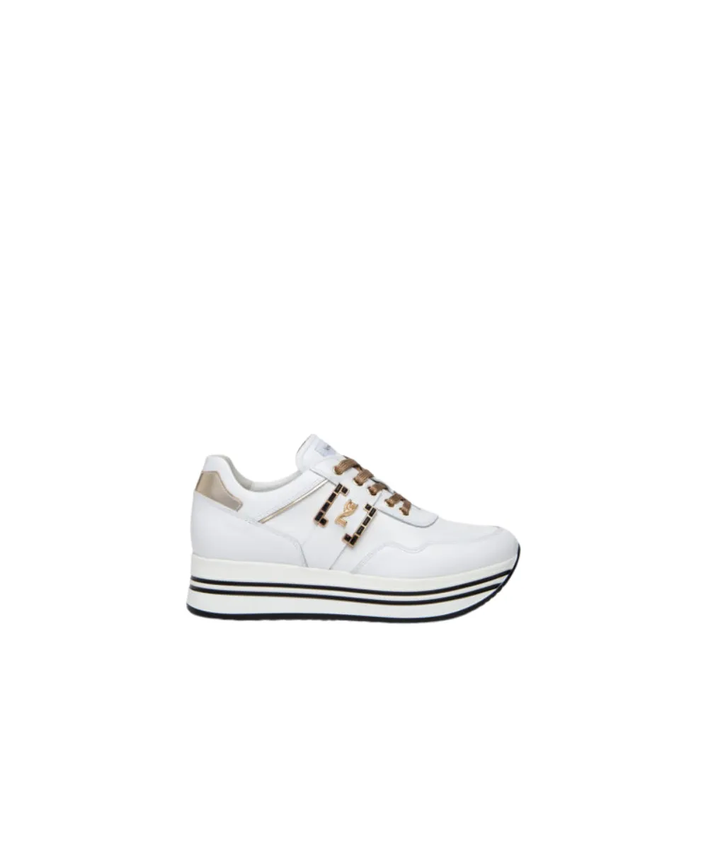 NERO GIARDINI TRAINERS IN WHITE